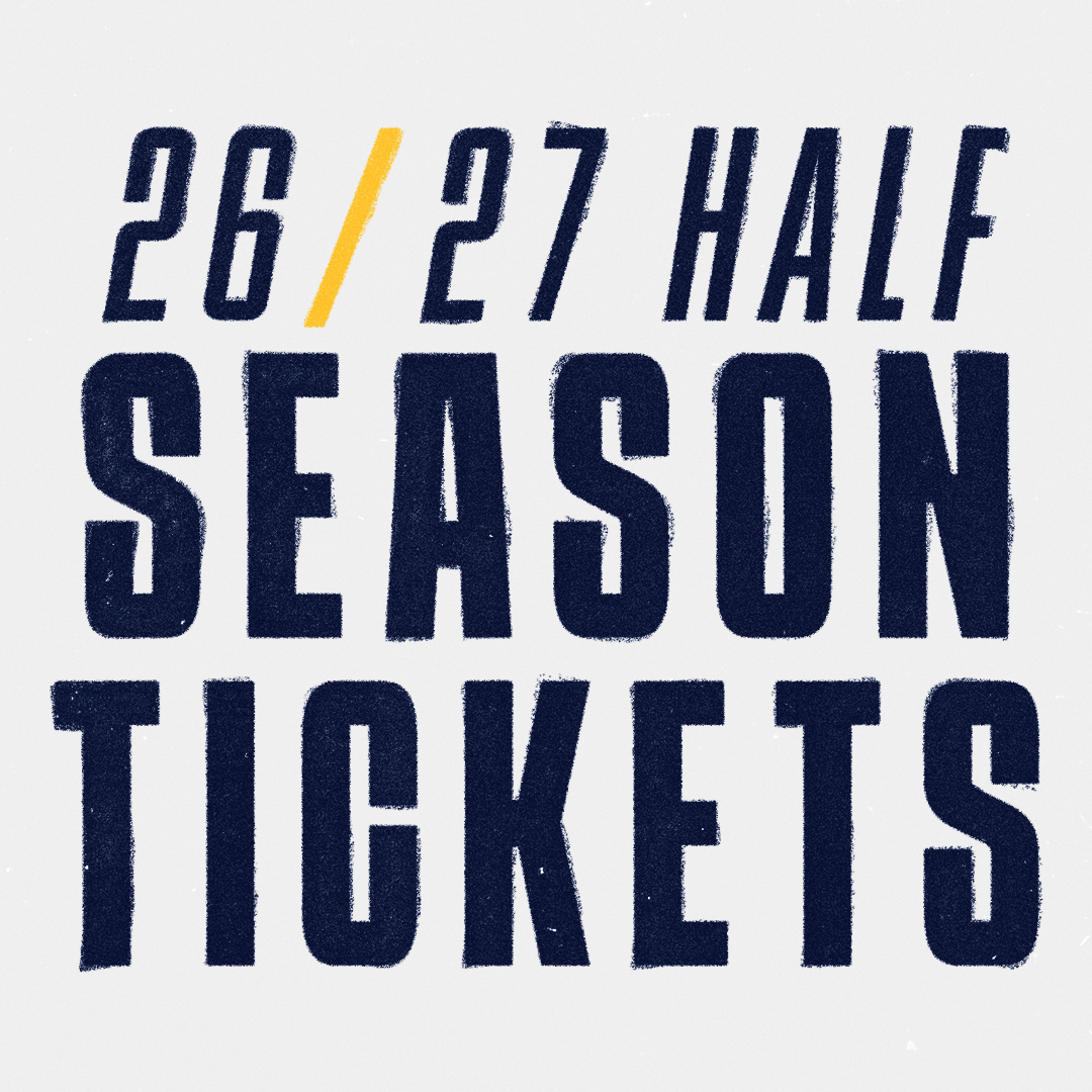 2026-2027 Season Tickets - HALF SEASON