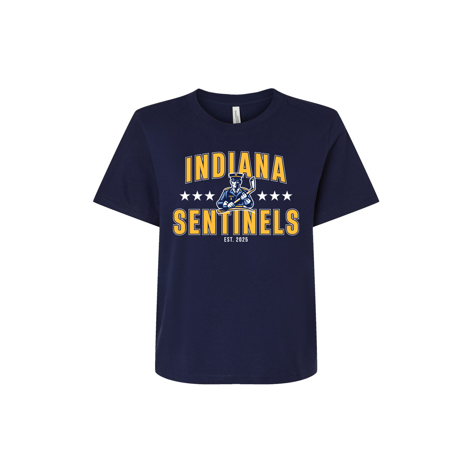 Indiana Sentinels Varsity Womens Boxy Tee