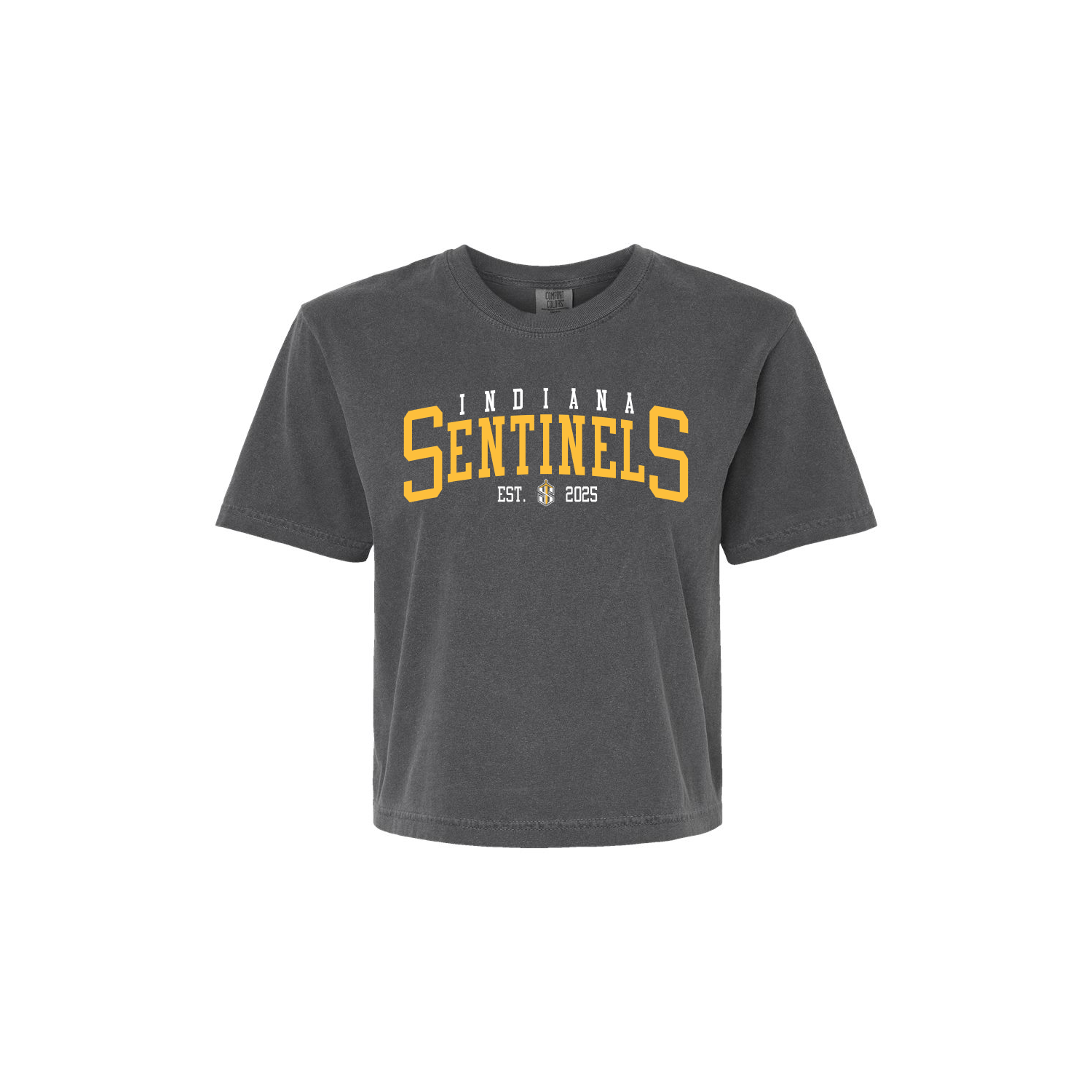 Indiana Sentinels Block Letter Women's Crop Tee